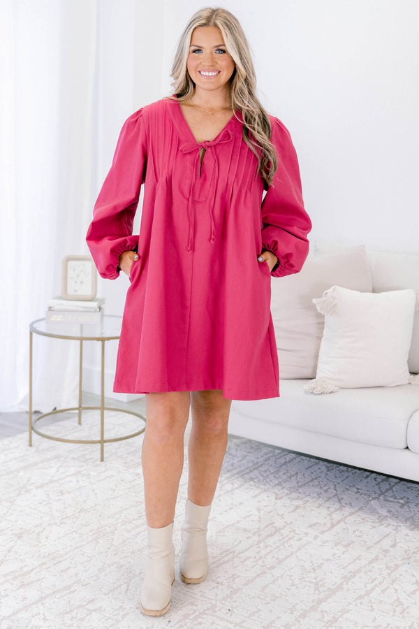 Daytime Fine Dress, Fuchsia