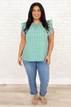 Decide On A Reason Top, Blue