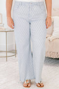 Jeans "Diamond Of The Evening", Hellblau