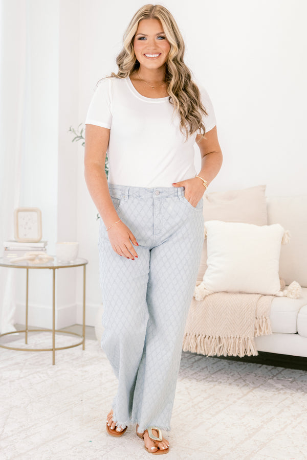 Jeans "Diamond Of The Evening", Hellblau