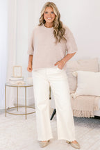 Diamond Of The Evening Jeans, Ivory