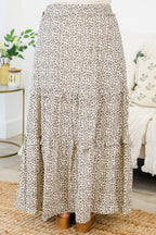 Dinner Party Skirt, Leopard