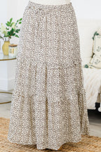 Dinner Party Skirt, Leopard