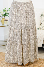 Dinner Party Skirt, Leopard