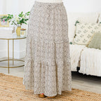 Dinner Party Skirt, Leopard
