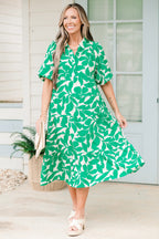 Dinner With The Girls Midi Dress, Green