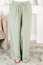 Discover Who You Are Pants, Aqua Blue