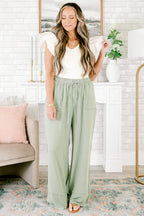 Discover Who You Are Pants, Aqua Blue