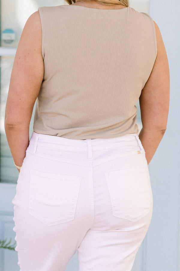 Dive With Me Bodysuit, Taupe
