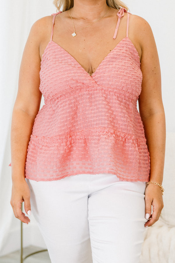Divine Intuition Babydoll-Tanktop, Rosa