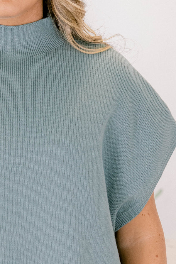 Do Anything Pullover, Salbeigrün