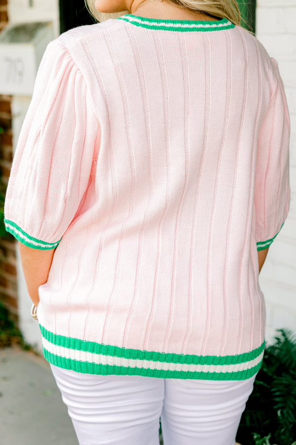 Doesn't Add Up Top, Light Pink