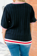 Doesn't Add Up Top, Navy