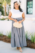 Doing It My Way Dress, Denim