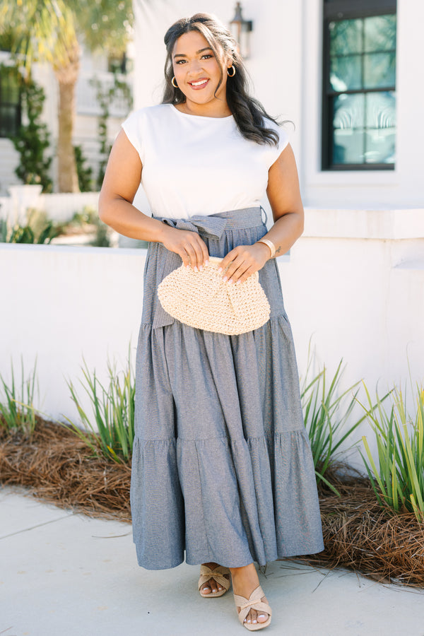 Doing It My Way Dress, Denim