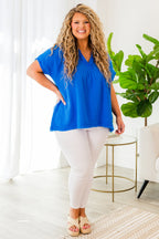 Don't Keep Me Away Top, Ocean Blue