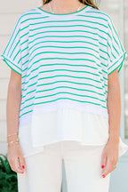 Don't Rock The Boat Top, Green