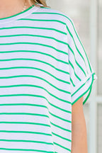 Don't Rock The Boat Top, Green