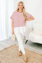Don't Rock The Boat Top, Red