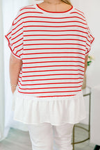 Don't Rock The Boat Top, Red