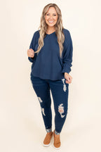 Down Memory Lane Jeans, Dark Wash