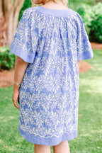 Down To Business Dress, Peri Blue