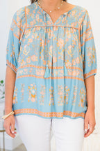 Dreamcatcher Top, Blue