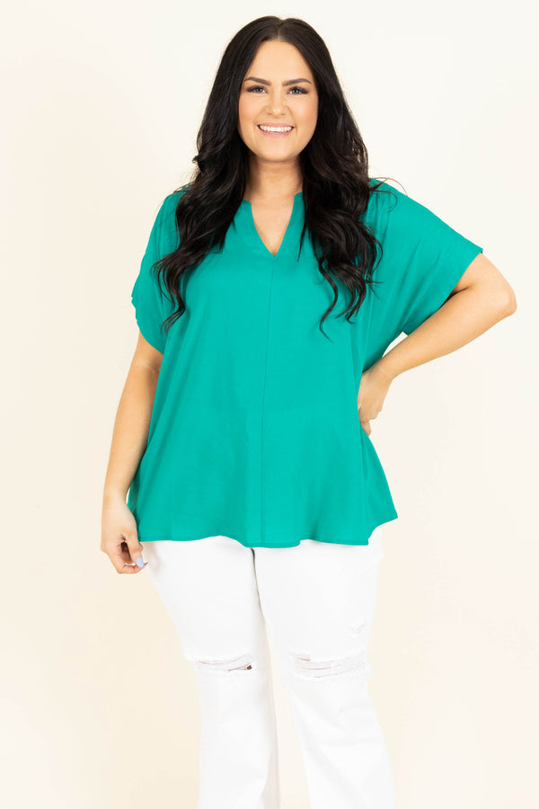 Dreamin' With You Top, Emerald