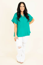 Dreamin' With You Top, Emerald