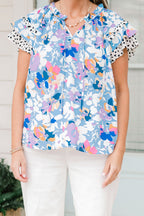 Dreamy Daze Top, Light Blue Mix