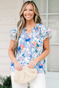 Dreamy Daze Top, Light Blue Mix