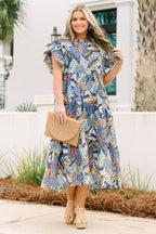 Kleid Drifting Directions, Marineblau