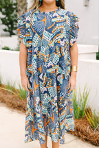 Kleid Drifting Directions, Marineblau
