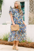 Kleid Drifting Directions, Marineblau