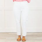 Drive-In Movie Jeans, White