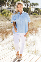 Each Detail Top, Blue