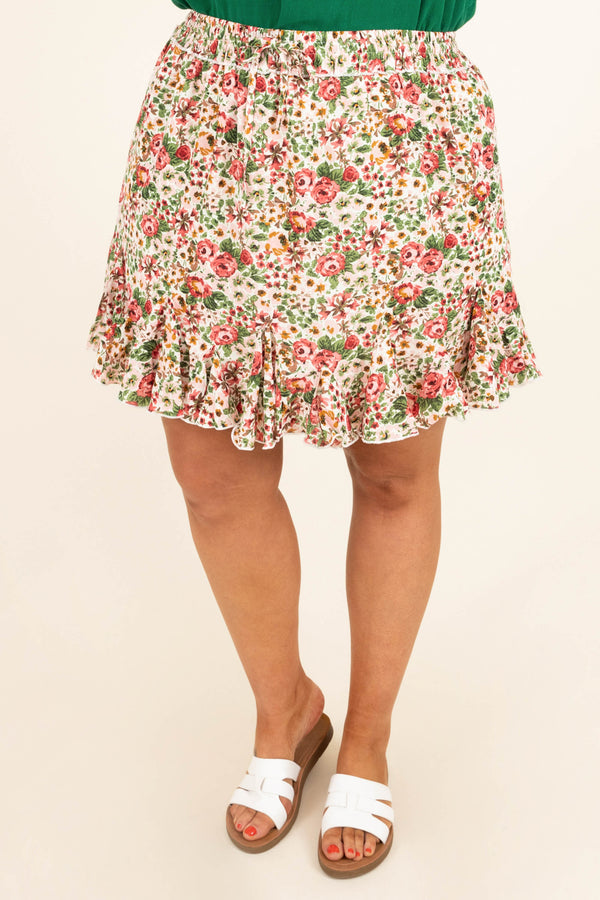 East Of The Sun Skirt, White