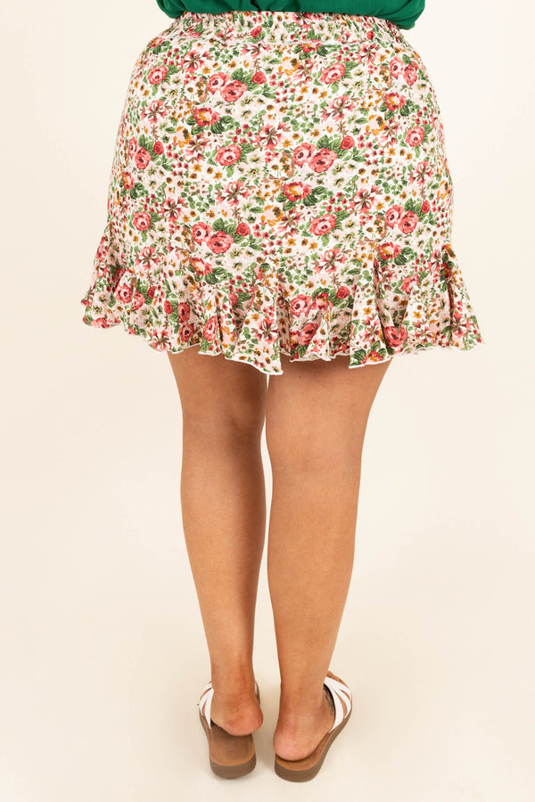 East Of The Sun Skirt, White