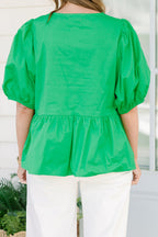 Easy Living Top, Green