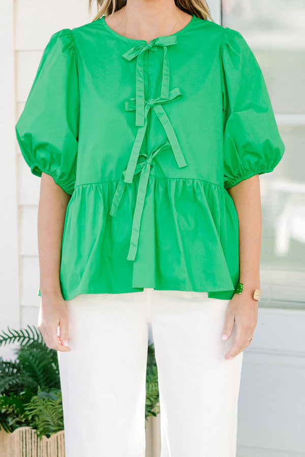 Easy Living Top, Green