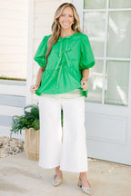Easy Living Top, Green