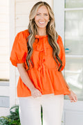 Easy Living Top, Orange