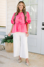 Easy Living Top, Pink