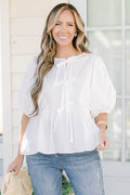 Easy Living Top, White