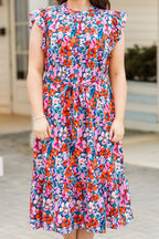 Elegantly Enchanted Maxi Dress, Pink