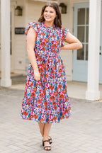 Elegantly Enchanted Maxi Dress, Pink