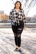 Enchanted Story Top, Black-Ivory