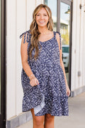 Endless Sunshine Dress, Navy