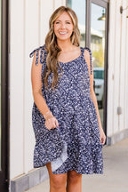 Endless Sunshine Dress, Navy
