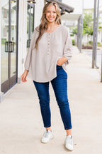 Eternal Embrace Top, Beige